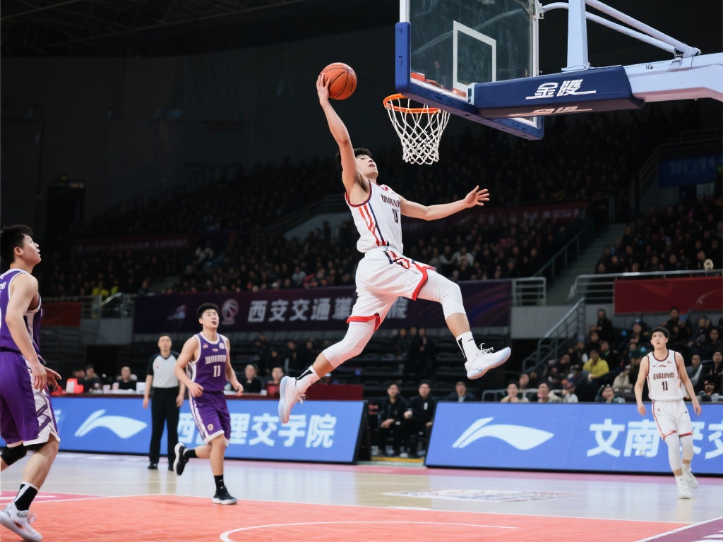 比赛进行到关键阶段，场上比分胶着，双方你